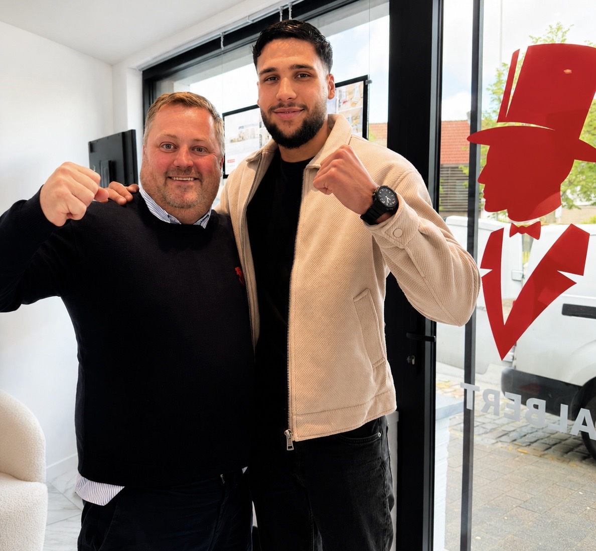 Albert Immo s’associe au talent de la boxe Rayen Ben Othmen image cover